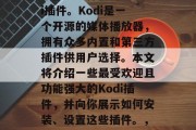 在观看各种视频、音频和图像内容时，许多用户都会选择使用Kodi插件。Kodi是一个开源的媒体播放器，拥有众多内置和第三方插件供用户选择。本文将介绍一些最受欢迎且功能强大的Kodi插件，并向你展示如何安装、设置这些插件。，查看和配置Kodi插件，十大最佳免费实用型Kodi插件推荐