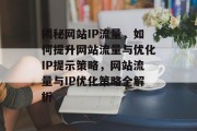 揭秘网站IP流量，如何提升网站流量与优化IP提示策略，网站流量与IP优化策略全解析