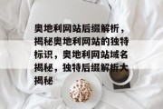 奥地利网站后缀解析，揭秘奥地利网站的独特标识，奥地利网站域名揭秘，独特后缀解析大揭秘