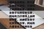 湖南企业网站，助力企业数字化转型，打造线上品牌新形象，湖南企业数字化转型新引擎，网站助力打造线上品牌新形象，湖南企业数字化转型新引擎，网站助力重塑线上品牌形象