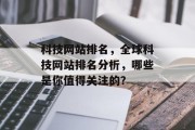 科技网站排名，全球科技网站排名分析，哪些是你值得关注的？