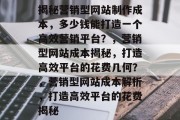 揭秘营销型网站制作成本，多少钱能打造一个高效营销平台？，营销型网站成本揭秘，打造高效平台的花费几何？，营销型网站成本解析，打造高效平台的花费揭秘