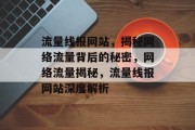流量线报网站，揭秘网络流量背后的秘密，网络流量揭秘，流量线报网站深度解析