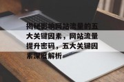 揭秘影响网站流量的五大关键因素，网站流量提升密码，五大关键因素深度解析
