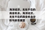 海洋经济,无处不在的商业机会,海洋经济,无处不在的商业机会分析与前景展望