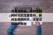流量逛网站，揭秘互联网时代的流量密码，解码互联网时代，流量逛网站的奥秘