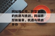 网站换公司，转型背后的机遇与挑战，网站转型新篇章，机遇与挑战并存
