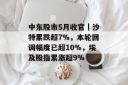 中东股市5月收官｜沙特累跌超7%，本轮回调幅度已超10%，埃及股指累涨超9%