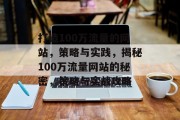 打造100万流量的网站，策略与实践，揭秘100万流量网站的秘密，策略与实战攻略