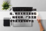 广东流量卡流量领取网站，畅享无限流量体验，畅享无限，广东流量卡专属流量领取平台