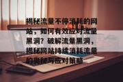 揭秘流量不停消耗的网站，如何有效应对流量黑洞？破解流量黑洞，揭秘网站持续消耗流量的奥秘与应对策略