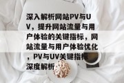 深入解析网站PV与UV，提升网站流量与用户体验的关键指标，网站流量与用户体验优化，PV与UV关键指标深度解析
