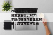 2021年热门赚钱项目生意解析,2021年热门赚钱项目生意解析,趋势与解析指南 2021年热门赚钱项目生意解析,2021年热门赚钱项目生意解析,趋势与解析指南