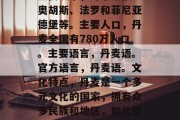 丹麦是什么？，丹麦地理位置，北欧国家。首都是哥本哈根。气候类型，温带海洋性气候。主要城市，哥本哈根、奥胡斯、法罗和菲尼亚德堡等。主要人口，丹麦全国有780万人口。主要语言，丹麦语。官方语言，丹麦语。文化特点，丹麦是一个多元文化的国家，拥有众多民族和地区，如北欧地区、西里尔人、萨洛文人、克尔姆普拉特人等。传统节日，瑞典狂欢节、维京节、圣女贞德节、圣诞节等。