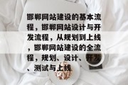 邯郸网站建设的基本流程，邯郸网站设计与开发流程，从规划到上线，邯郸网站建设的全流程，规划、设计、开发、测试与上线