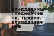 官方十亿流量分享网站，打造高效信息传播新平台，十亿流量赋能，官方高效信息传播新平台亮相