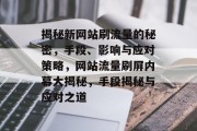 揭秘新网站刷流量的秘密，手段、影响与应对策略，网站流量刷屏内幕大揭秘，手段揭秘与应对之道