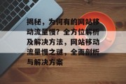 揭秘，为何有的网站移动流量慢？全方位解析及解决方法，网站移动流量慢之谜，全面剖析与解决方案