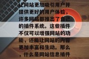 在今天的信息时代，网页已经成为人们获取信息的重要途径。而为了让网站更加吸引用户并提供更好的用户体验，许多网站都推出了自己的插件系统。这些插件不仅可以增强网站的功能，还能让网站的内容更加丰富和生动。那么，什么是网站信息插件？它有哪些类型呢？，揭秘网站信息插件，类型、功能与使用方法
