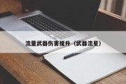 流量武器伤害提升（武器流星）