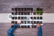 淘宝测流量网站，揭秘电商流量秘密，助力店铺销量提升，电商流量揭秘，淘宝测流量网站助力店铺销量飞跃