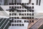 网站文章收录分析，如何看懂搜索引擎的收录逻辑，揭秘搜索引擎收录逻辑，网站文章收录分析指南，揭秘搜索引擎收录逻辑，网站文章收录分析指南