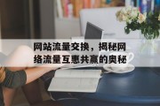网站流量交换，揭秘网络流量互惠共赢的奥秘