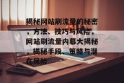 揭秘网站刷流量的秘密，方法、技巧与风险，网站刷流量内幕大揭秘，揭秘手段、策略与潜在风险