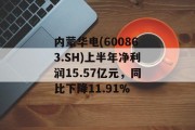 内蒙华电(600863.SH)上半年净利润15.57亿元，同比下降11.91%