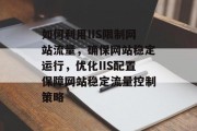 如何利用IIS限制网站流量，确保网站稳定运行，优化IIS配置保障网站稳定流量控制策略