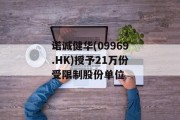 诺诚健华(09969.HK)授予21万份受限制股份单位