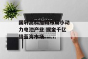 国轩高科加码布局小动力电池产业 掘金千亿级蓝海市场
