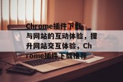 Chrome插件下载与网站的互动体验，提升网站交互体验，Chrome插件下载推荐
