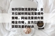 如何获取流量网站，全方位解析网站流量提升策略，网站流量提升策略全攻略，全方位解析获取流量的秘诀