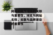 网站名称与域名的关联与重要性，域名与网站名称，关联与品牌建设的重要性