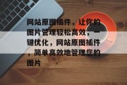 网站原图插件，让你的图片管理轻松高效，一键优化，网站原图插件，简单高效地管理您的图片