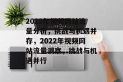 2022年视频网站流量分析，挑战与机遇并存，2022年视频网站流量洞察，挑战与机遇并行