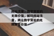 网站流量，数字背后的无限价值，解码网站流量，揭示数字背后的无限商业价值