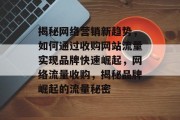揭秘网络营销新趋势，如何通过收购网站流量实现品牌快速崛起，网络流量收购，揭秘品牌崛起的流量秘密