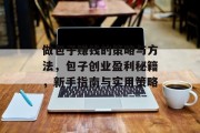 做包子赚钱的策略与方法,包子创业盈利秘籍,新手指南与实用策略