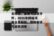 2016年网站流量排名揭秘，策略与趋势分析，2016年网站流量全景解析，策略解读与趋势洞察