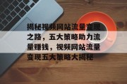 揭秘视频网站流量变现之路,五大策略助力流量赚钱,视频网站流量变现五大策略大揭秘 揭秘视频网站流量变现之路,五大策略助力流量赚钱,视频网站流量变现五大策略大揭秘