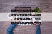 揭秘包月刷流量网站，流量背后的秘密与风险，流量黑市揭秘，包月刷流量网站的隐秘世界