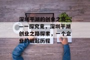 深圳平湖的创业之路——一探究竟，深圳平湖创业之路探索，一个企业的崛起历程