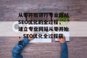 从零开始进行专业网站SEO优化的全过程，建立专业网站从零开始，SEO优化全过程指南