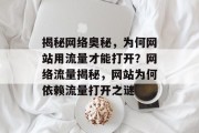 揭秘网络奥秘，为何网站用流量才能打开？网络流量揭秘，网站为何依赖流量打开之谜