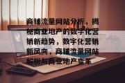 商铺流量网站分析，揭秘商业地产的数字化营销新趋势，数字化营销新风向，商铺流量网站解析与商业地产变革