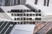 网站流量创造秘籍，全方位解析流量提升策略，全网流量攻略，揭秘网站流量提升秘籍