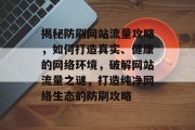 揭秘防刷网站流量攻略，如何打造真实、健康的网络环境，破解网站流量之谜，打造纯净网络生态的防刷攻略