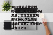 300g网站流量背后的秘密，如何提升网站流量，实现流量变现，揭秘300g网站流量背后的策略，流量提升与变现之道